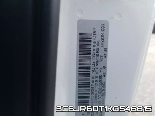 3C6JR6DT1KG546815 фото 2