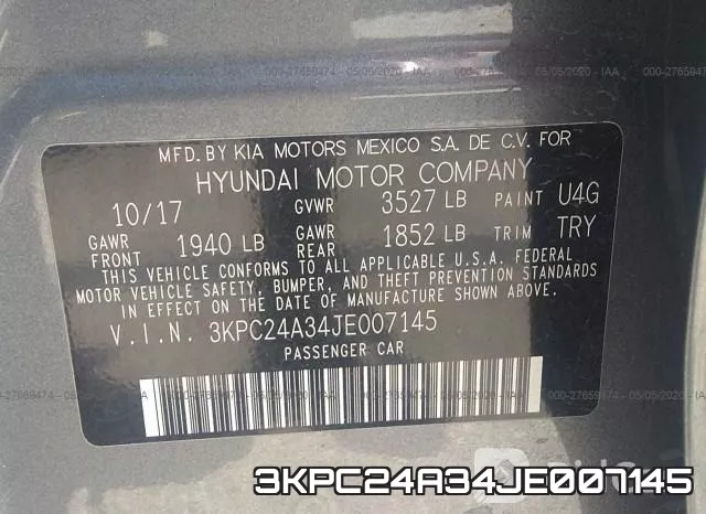 3KPC24A34JE007145 фото 10