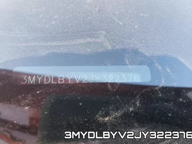 3MYDLBYV2JY322376 фото 2