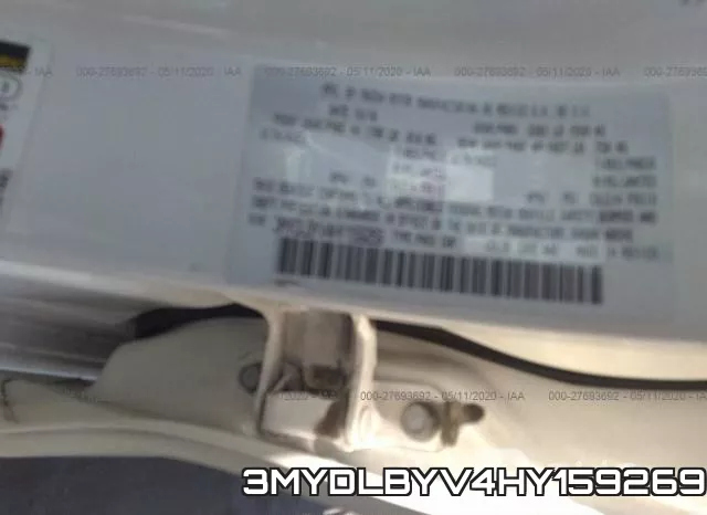 3MYDLBYV4HY159269 фото 10