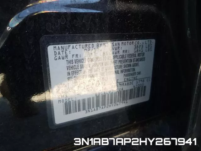 3N1AB7AP2HY267941 фото 2