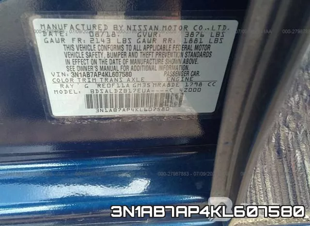 3N1AB7AP4KL607580 фото 10