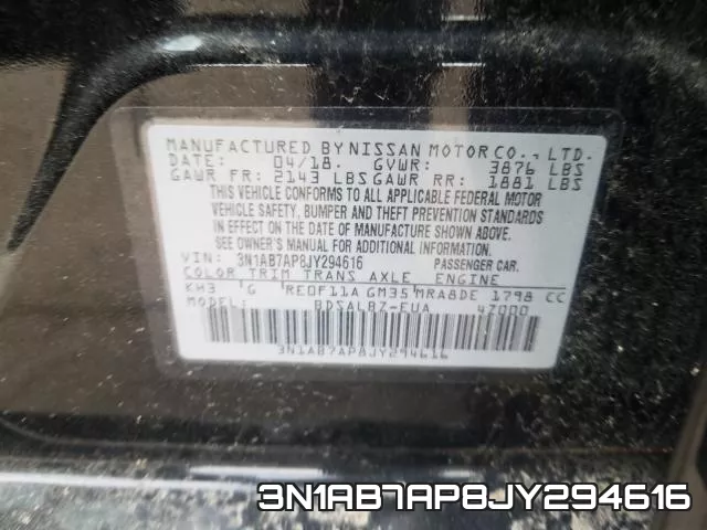 3N1AB7AP8JY294616 фото 2