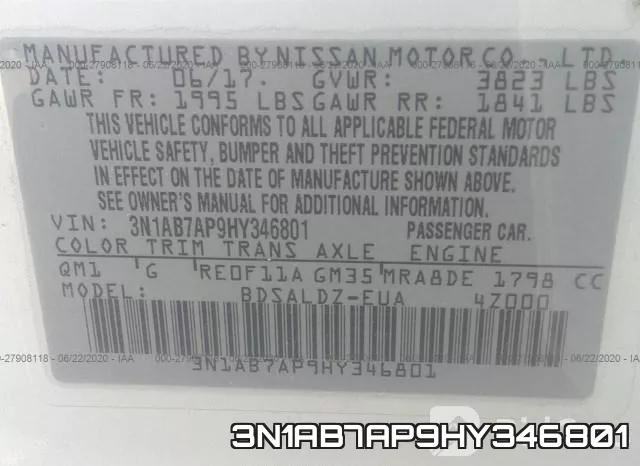 3N1AB7AP9HY346801 фото 10
