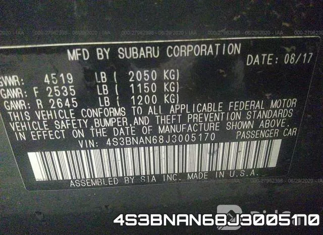 4S3BNAN68J3005170 фото 10
