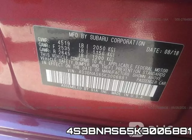 4S3BNAS65K3006881 фото 10
