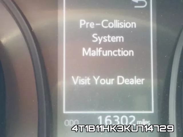 4T1B11HK3KU714729 фото 9
