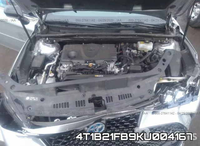 4T1B21FB9KU004167 фото 2