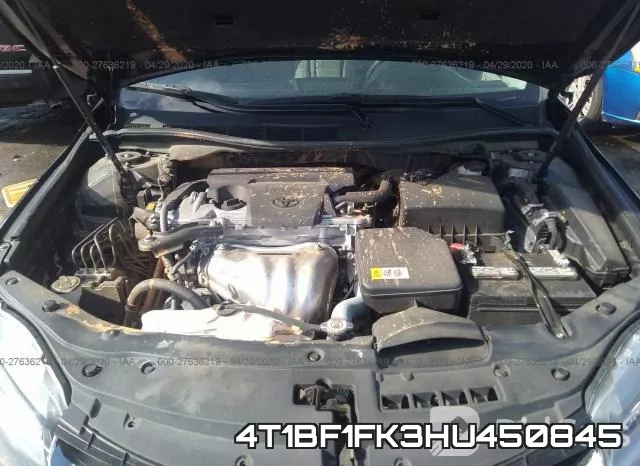 4T1BF1FK3HU450845 фото 2