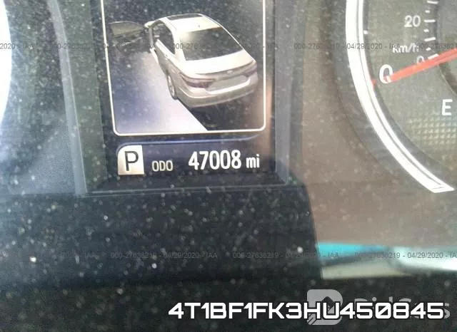 4T1BF1FK3HU450845 фото 8