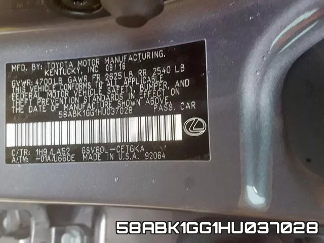 58ABK1GG1HU037028 фото 2