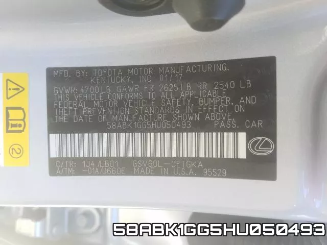 58ABK1GG5HU050493 фото 2