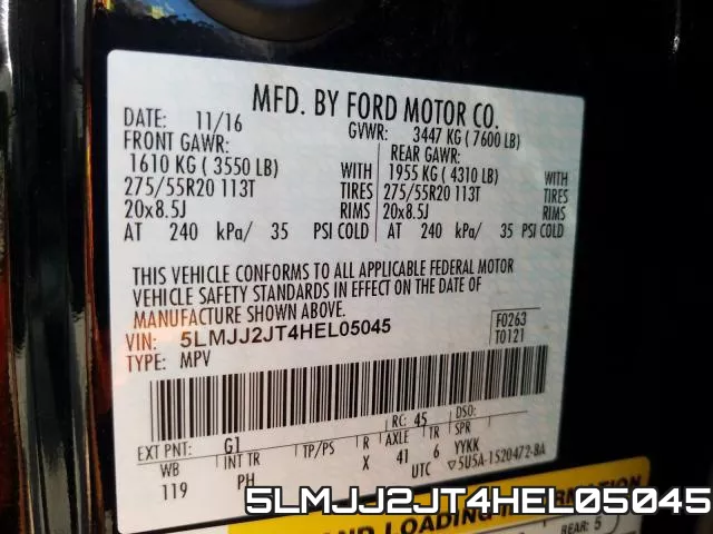5LMJJ2JT4HEL05045 фото 2