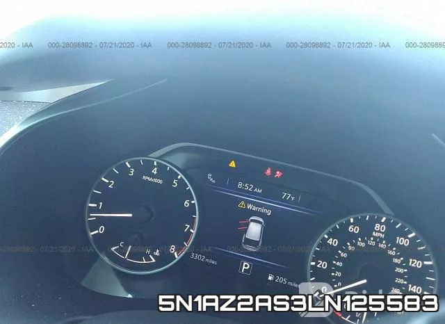 5N1AZ2AS3LN125583 фото 8