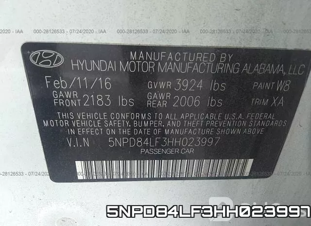 5NPD84LF3HH023997 фото 10