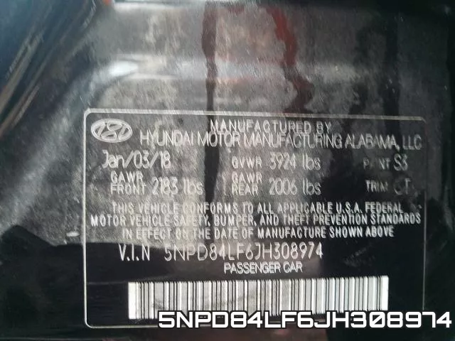 5NPD84LF6JH308974 фото 2