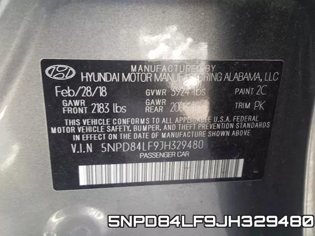 5NPD84LF9JH329480 фото 2