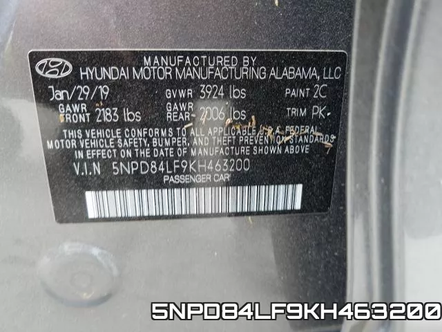 5NPD84LF9KH463200 фото 2