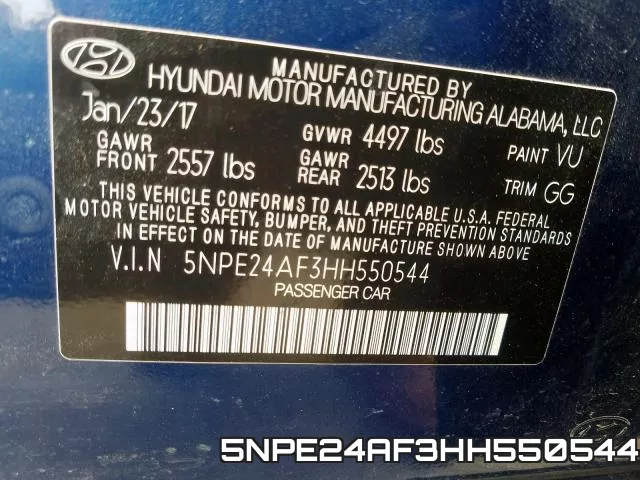 5NPE24AF3HH550544 фото 2
