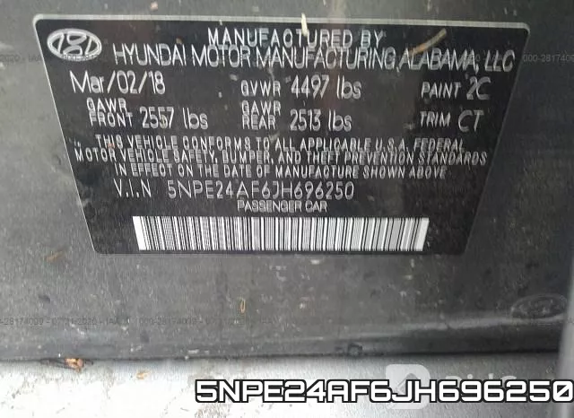 5NPE24AF6JH696250 фото 10
