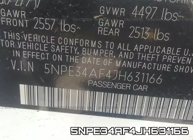 5NPE34AF4JH631166 фото 10