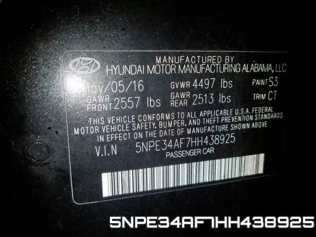 5NPE34AF7HH438925 фото 2