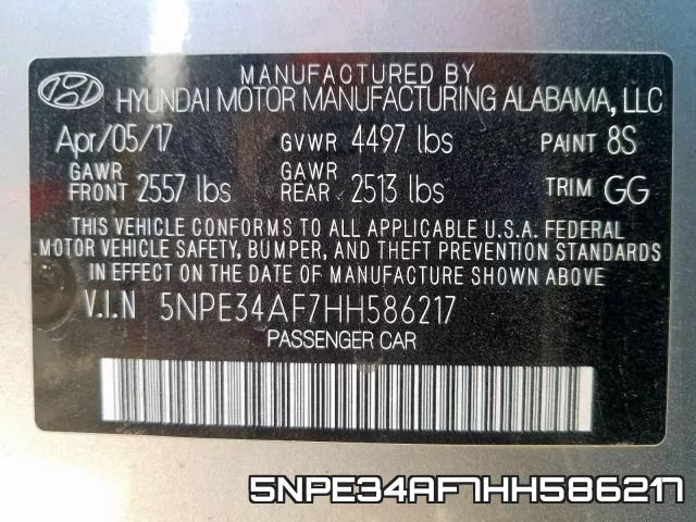 5NPE34AF7HH586217 фото 2