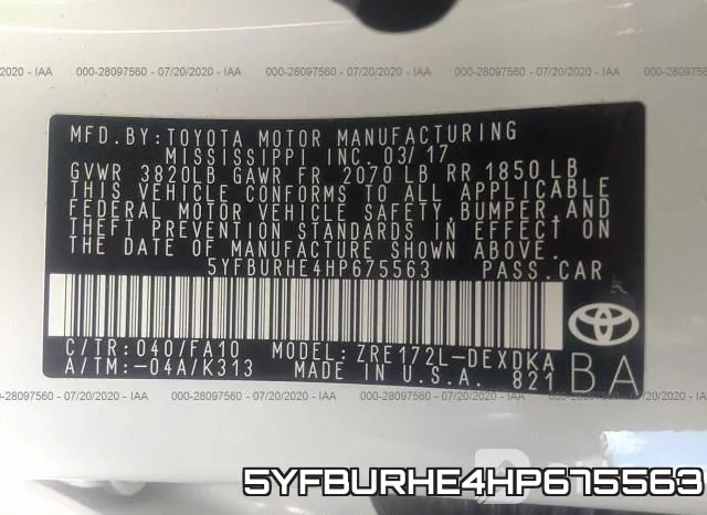 5YFBURHE4HP675563 фото 10