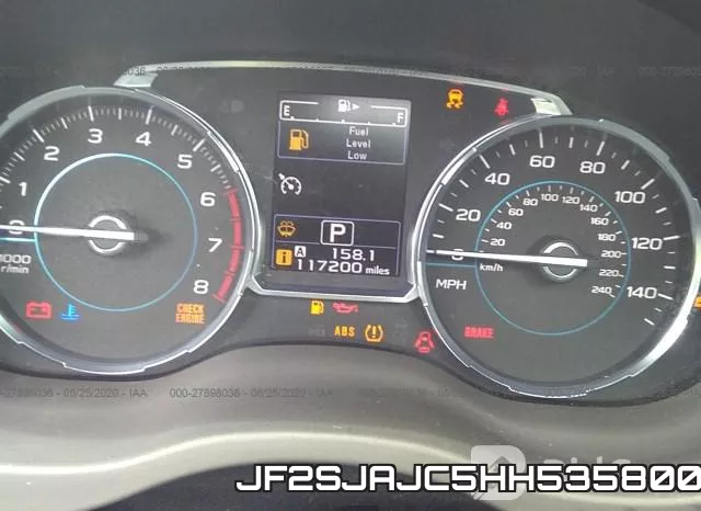 JF2SJAJC5HH535800 фото 8
