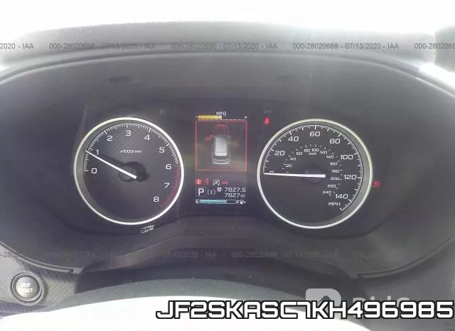 JF2SKASC7KH496985 фото 8