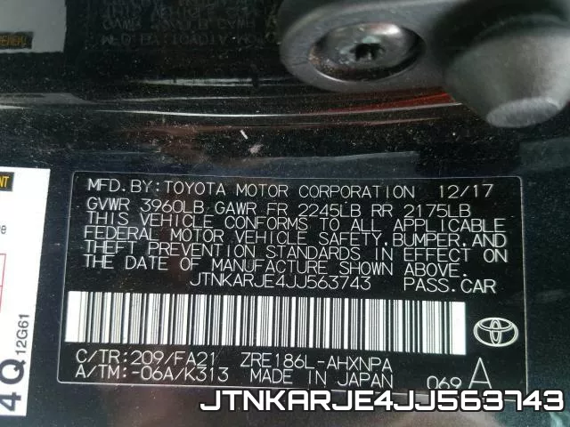 JTNKARJE4JJ563743 фото 2