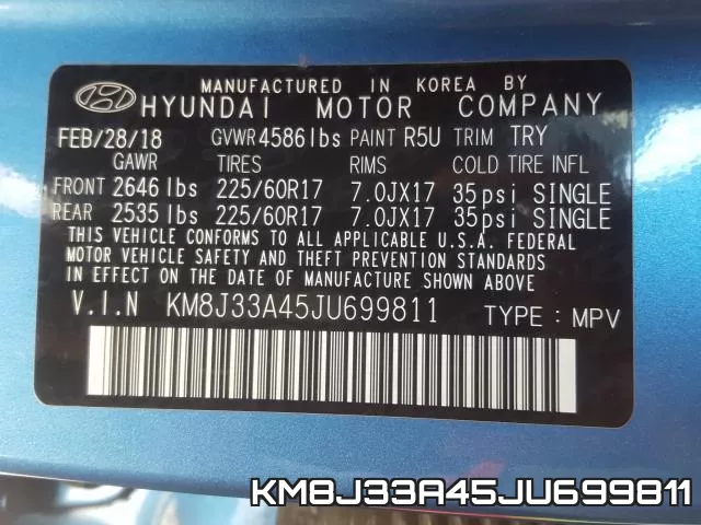 KM8J33A45JU699811 фото 2