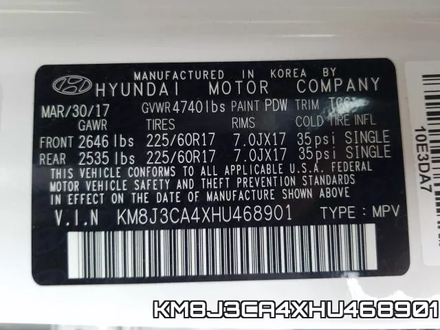 KM8J3CA4XHU468901 фото 2
