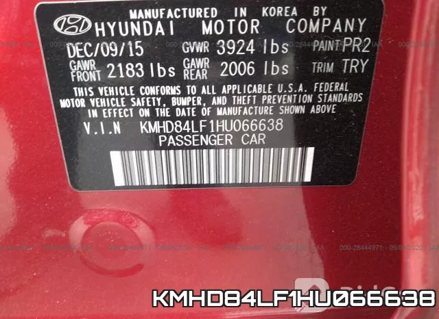 KMHD84LF1HU066638 фото 10
