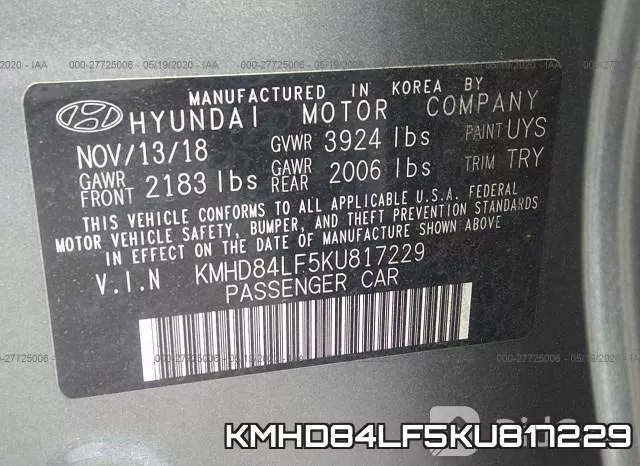 KMHD84LF5KU817229 фото 10