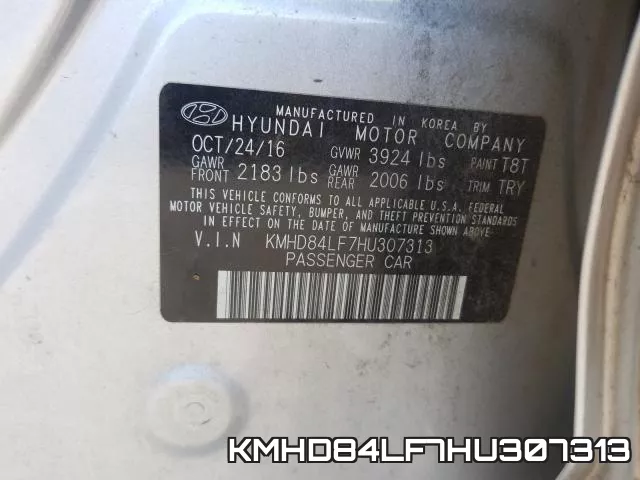 KMHD84LF7HU307313 фото 2