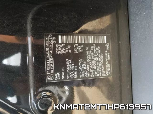 KNMAT2MT7HP613957 фото 2
