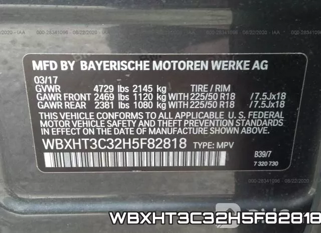 WBXHT3C32H5F82818 фото 10