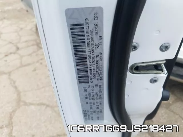 1C6RR7GG9JS218427 фото 2