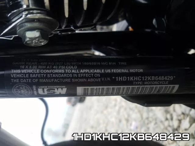 1HD1KHC12KB648429 фото 2