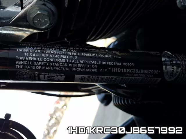 1HD1KRC30JB657992 фото 2
