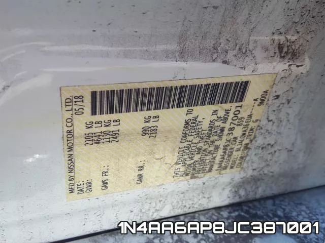 1N4AA6AP8JC387001 фото 2