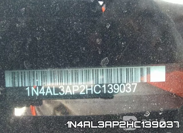 1N4AL3AP2HC139037 фото 10
