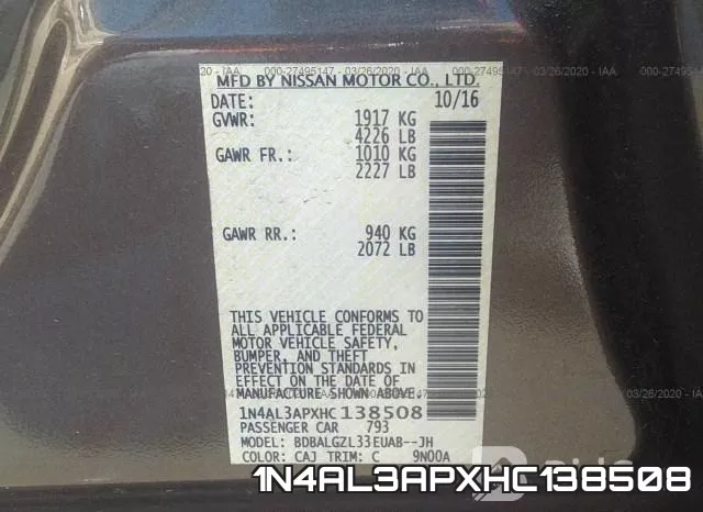 1N4AL3APXHC138508 фото 10