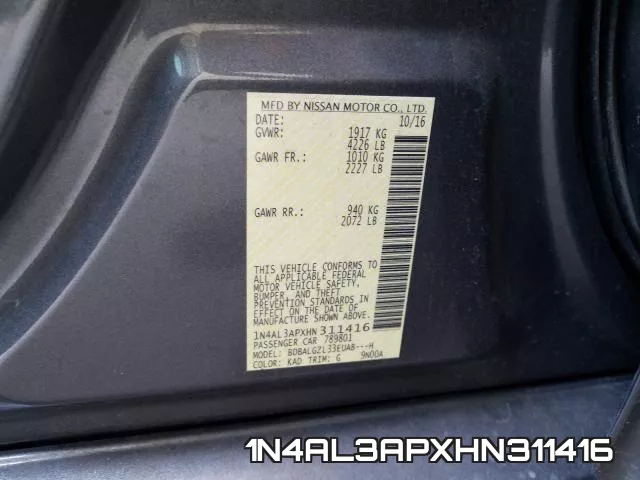 1N4AL3APXHN311416 фото 2