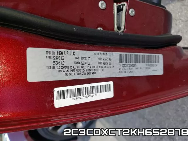 2C3CDXCT2KH652878 фото 2