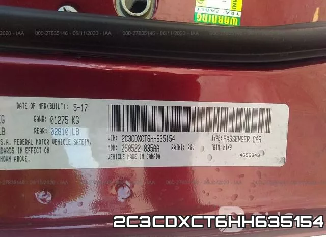 2C3CDXCT6HH635154 фото 10