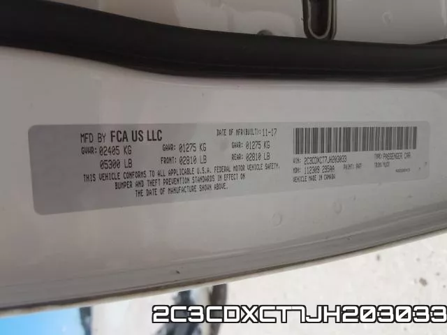 2C3CDXCT7JH203033 фото 2