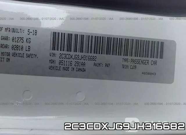 2C3CDXJG9JH316682 фото 10