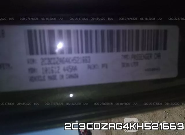 2C3CDZAG4KH521663 фото 10